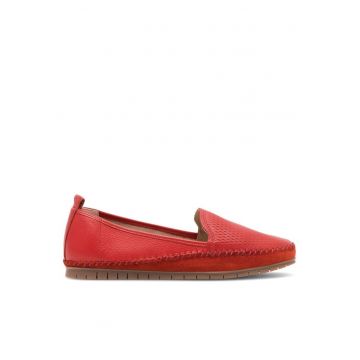 Tenisi dama -  590558848868236 - Piele naturala - Rosu