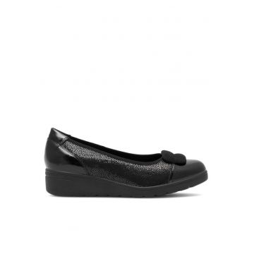 Tenisi dama -  590558849186637 - Piele naturala - Negru