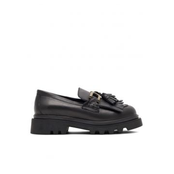 Tenisi dama -  590558851345236 - Piele naturala - Negru