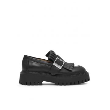 Mocasini dama -  513735 - Piele naturala - Negru