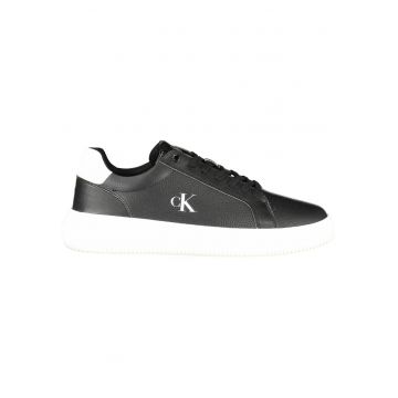 Pantofi sport barbati -  30% poliester - 30% piele - 40% poliuretan - Negru - YM0YM01198