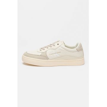 Pantofi sport cu detalii din piele