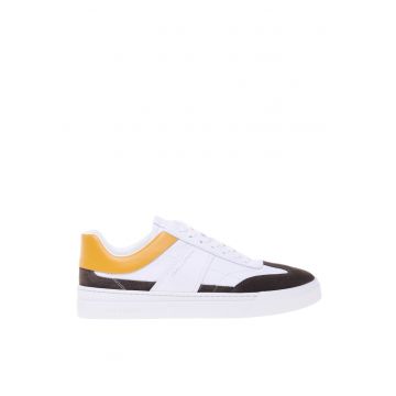 Pantofi sport cu garnituri din piele intoarsa