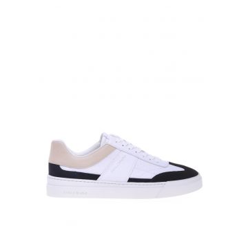Pantofi sport cu garnituri din piele intoarsa
