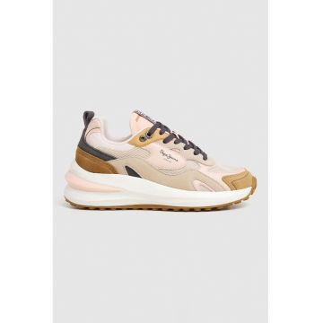 Pantofi sport cu insertii de piele intoarsa