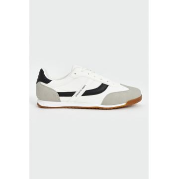 Pantofi sport din piele ecologica cu captuseala din material textil