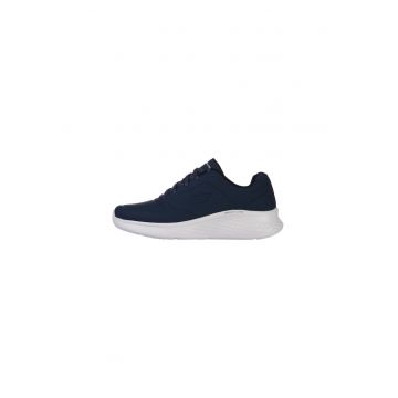 Pantofi sport din piele ecologica cu detalii texturate