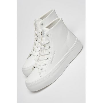 Pantofi sport high-cut din piele