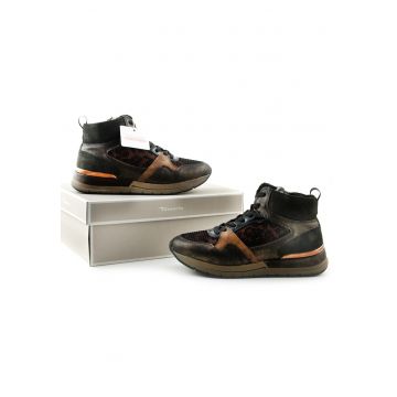 Pantofi sport inalti cu animal print -