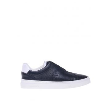 Pantofi sport slip-on din piele si piele ecologica