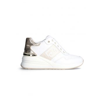 Pantofi sport wedge cu logo Alyssa