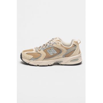 Pantofi sport cu detalii de piele intoarsa 530