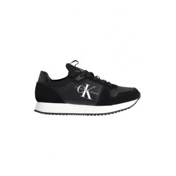 Pantofi sport cu model colorblock si logo