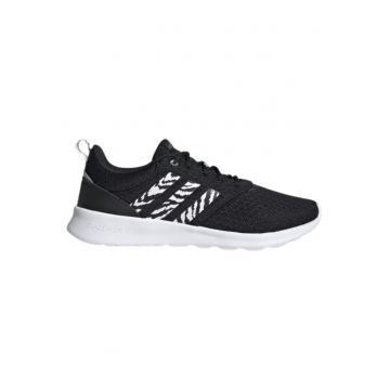 Pantofi sport dama  QT Racer - piele ecologica/textil - pentru alergare - negru