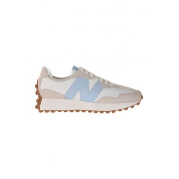 Pantofi sport din piele cu garnituri din material texxtil