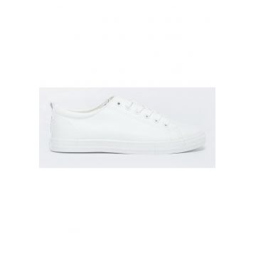 Pantofi sport din piele ecologica - Alb
