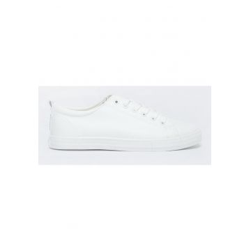 Pantofi sport din piele ecologica - Alb Pantofi sport din piele ecologica - Alb