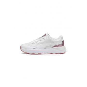 Pantofi sport din plasa cu garnituri din piele ecologica Runtamed