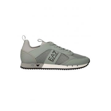 Pantofi sport  pentru Barbati - black white laces - X8X027-XK050-T531 - Gri