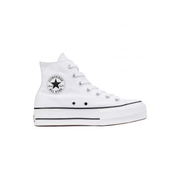 Tenisi  Chuck Taylor All Star Lift Hi - Alb