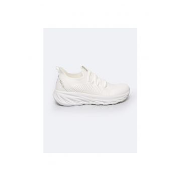 Tenisi slip-on cu insertii din plasa