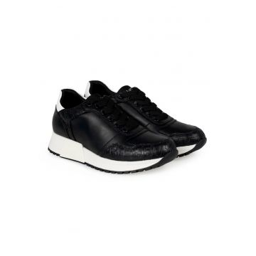 Pantofi sport cu garnituri cu monograma Kiss 502 -