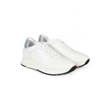 Pantofi sport cu garnituri cu monograma -