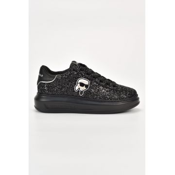 Pantofi sport cu garnituri de piele
