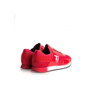Pantofi sport cu segmente peliculizate  Jeans -