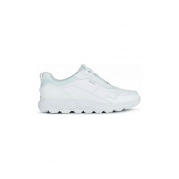 Pantofi sport de piele cu insertii de plasa