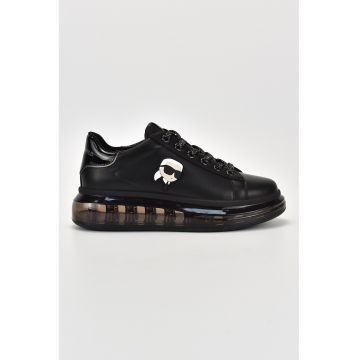 Pantofi sport de piele cu logo