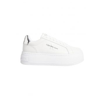 Pantofi sport de piele cu platforma