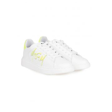 Pantofi sport din piele cu logo