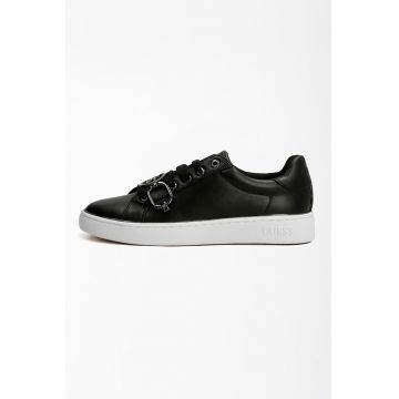 Pantofi sport din piele ecologica cu logo