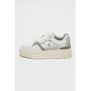 Pantofi sport flatform cu garnituri din piele intoarsa Lhana III
