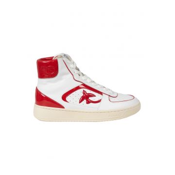 Pantofi sport inalti din piele Harlow Basket -