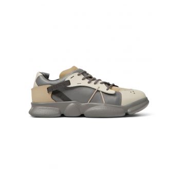 Pantofi sport unisex de piele cu aspect masiv Karst 1165