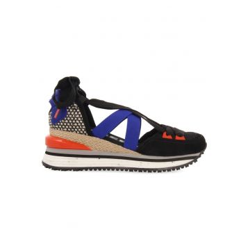 Pantofi sport wedge cu decupaje