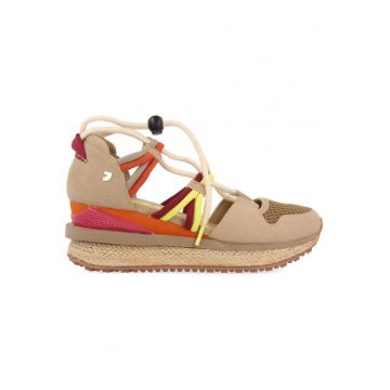 Pantofi sport wedge cu decupaje