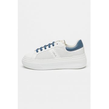 Pantofi sport wedge de piele