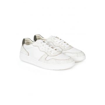 Papuci sport din piele -