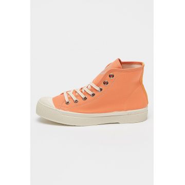 Tenisi high-top cu varf intarit