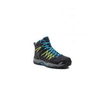 Bocanci trekking unisex  207708044 - Piele naturala - 38 EU - Negru