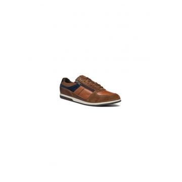 Pantofi barbati  304070501 - Piele ecologica - Maro