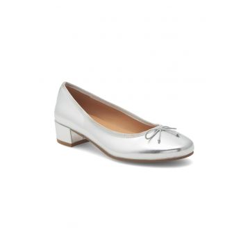 Pantofi dama -  372042 - Piele ecologica - Argintiu