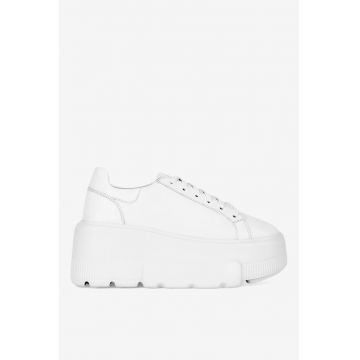 Pantofi dama  5905588463214 - Piele naturala - Alb