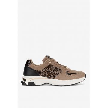 Pantofi dama 5905588895275 - Piele intoarsa - Bej Pantofi dama 5905588895275 - Piele intoarsa - Bej