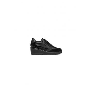 Pantofi sport dama  303948955 - Piele ecologica - Negru
