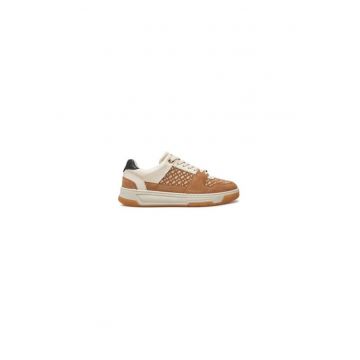 Pantofi sport dama  304257445 - Piele naturala - Bej