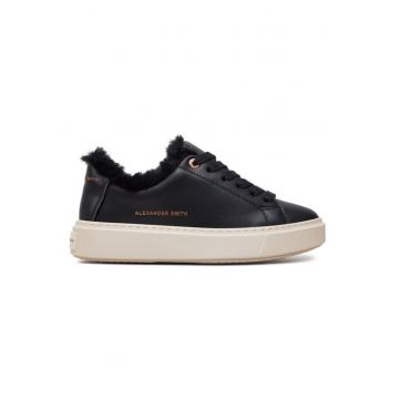 Pantofi sport dama  304491283 - Piele naturala - Negru